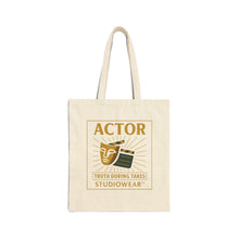 Load image into Gallery viewer, The Actor Cotton Canvas Tote Bag