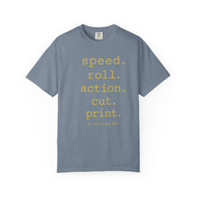 Load image into Gallery viewer, Speed Roll Action Unisex Garment-Dyed T-shirt