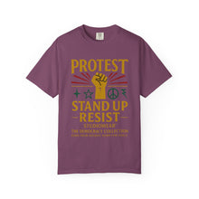 Load image into Gallery viewer, Stand Up and Resist Unisex Garment-Dyed T-shirt
