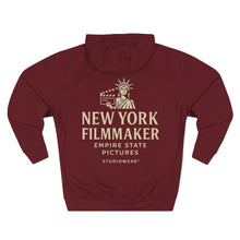 Load image into Gallery viewer, New York Filmmaker Three-Panel Fleece Hoodie