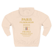 Load image into Gallery viewer, Paris Filmmaker Three-Panel Fleece Hoodie