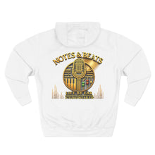 Load image into Gallery viewer, Notes & Beats Three-Panel Fleece Hoodie | Signature Collection