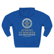 Load image into Gallery viewer, Athens Filmmaker Three-Panel Fleece Hoodie