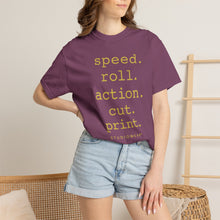 Load image into Gallery viewer, Speed Roll Action Unisex Garment-Dyed T-shirt