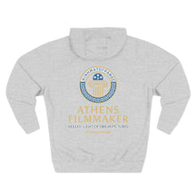 Load image into Gallery viewer, Athens Filmmaker Three-Panel Fleece Hoodie