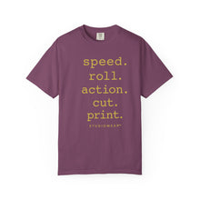 Load image into Gallery viewer, Speed Roll Action Unisex Garment-Dyed T-shirt