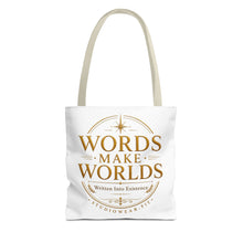 Load image into Gallery viewer, Words Make Worlds Tote Bag (AOP)