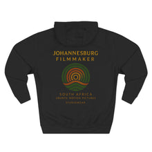 Load image into Gallery viewer, Johannesburg Filmmaker Three-Panel Fleece Hoodie