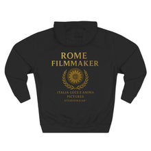 Load image into Gallery viewer, When in Rome Filmmaker Three-Panel Fleece Hoodie