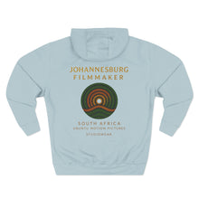Load image into Gallery viewer, Johannesburg Filmmaker Three-Panel Fleece Hoodie
