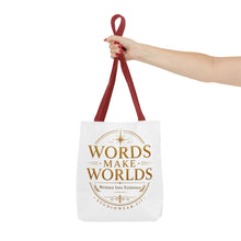Load image into Gallery viewer, Words Make Worlds Tote Bag (AOP)