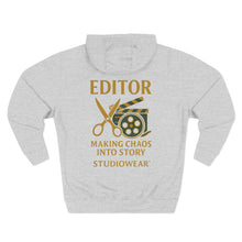 Load image into Gallery viewer, Editor Creator Collection Three-Panel Fleece Hoodie