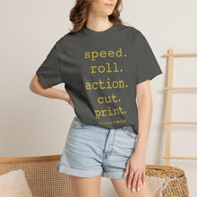 Load image into Gallery viewer, Speed Roll Action Unisex Garment-Dyed T-shirt