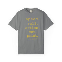 Load image into Gallery viewer, Speed Roll Action Unisex Garment-Dyed T-shirt