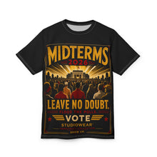Load image into Gallery viewer, Midterms: Leave No Doubt Unisex Cut & Sew Tee (AOP) | Social Consciousness