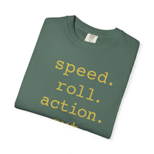Load image into Gallery viewer, Speed Roll Action Unisex Garment-Dyed T-shirt
