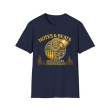Load image into Gallery viewer, Notes & Beats Unisex Softstyle T-Shirt | Signature Collection