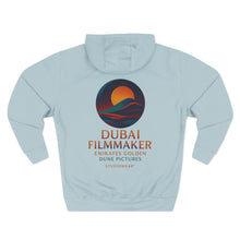 Load image into Gallery viewer, Dubai Filmmaker Three-Panel Fleece Hoodie