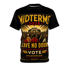 Load image into Gallery viewer, Midterms: Leave No Doubt Unisex Cut & Sew Tee (AOP) | Social Consciousness