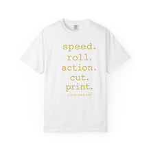 Load image into Gallery viewer, Speed Roll Action Unisex Garment-Dyed T-shirt