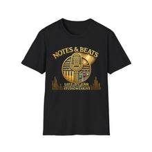 Load image into Gallery viewer, Notes & Beats Unisex Softstyle T-Shirt | Signature Collection