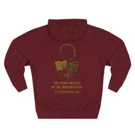 The Story Begins Here Three-Panel Fleece Hoodie