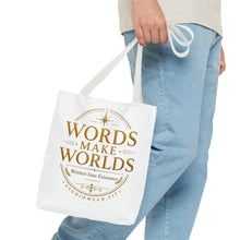 Load image into Gallery viewer, Words Make Worlds Tote Bag (AOP)
