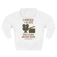 Camera & Slate Three-Panel Fleece Hoodie