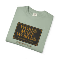 Words Make Words Unisex Garment-Dyed T-shirt