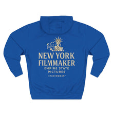 Load image into Gallery viewer, New York Filmmaker Three-Panel Fleece Hoodie
