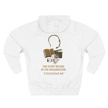 Load image into Gallery viewer, The Story Begins Here Three-Panel Fleece Hoodie
