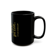 Load image into Gallery viewer, Speed Roll Action Black Mug (11oz, 15oz)
