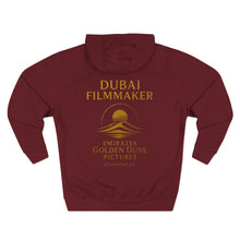 Load image into Gallery viewer, Dubai Filmmaker Three-Panel Fleece Hoodie Two
