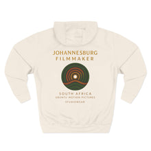 Load image into Gallery viewer, Johannesburg Filmmaker Three-Panel Fleece Hoodie
