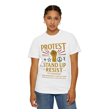 Load image into Gallery viewer, Stand Up and Resist Unisex Garment-Dyed T-shirt
