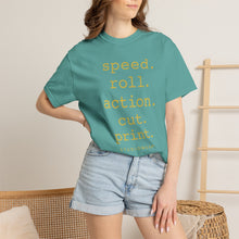 Load image into Gallery viewer, Speed Roll Action Unisex Garment-Dyed T-shirt
