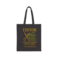 Load image into Gallery viewer, The Editor Cotton Canvas Tote Bag
