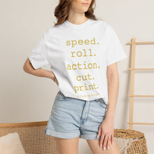 Load image into Gallery viewer, Speed Roll Action Unisex Garment-Dyed T-shirt
