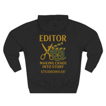Load image into Gallery viewer, Editor Creator Collection Three-Panel Fleece Hoodie
