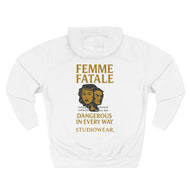 Femme Fatale Three-Panel Fleece Hoodie