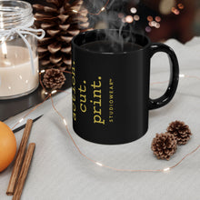 Load image into Gallery viewer, Speed Roll Action Black Mug (11oz, 15oz)
