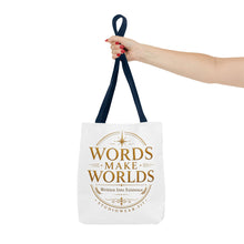 Load image into Gallery viewer, Words Make Worlds Tote Bag (AOP)
