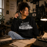 Words Make Worlds Unisex Heavy Blend™ Crewneck Sweatshirt