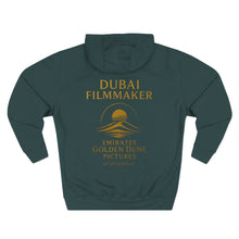 Load image into Gallery viewer, Dubai Filmmaker Three-Panel Fleece Hoodie Two
