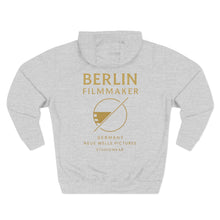 Load image into Gallery viewer, Berlin Filmmaker Three-Panel Fleece Hoodie
