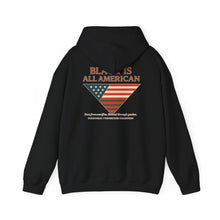 Load image into Gallery viewer, Black is All American Unisex Heavy Blend™ Hooded Sweatshirt
