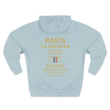 Load image into Gallery viewer, Paris Filmmaker Three-Panel Fleece Hoodie
