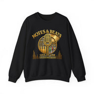Notes & Beats Unisex Heavy Blend™ Crewneck Sweatshirt | Performer