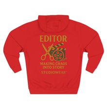 Load image into Gallery viewer, Editor Creator Collection Three-Panel Fleece Hoodie
