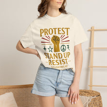 Load image into Gallery viewer, Stand Up and Resist Unisex Garment-Dyed T-shirt

